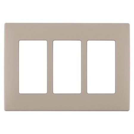 LEVITON WALLPLATES RENU 3 GANG WLPLT CAF+ LATTE REWP3-CA